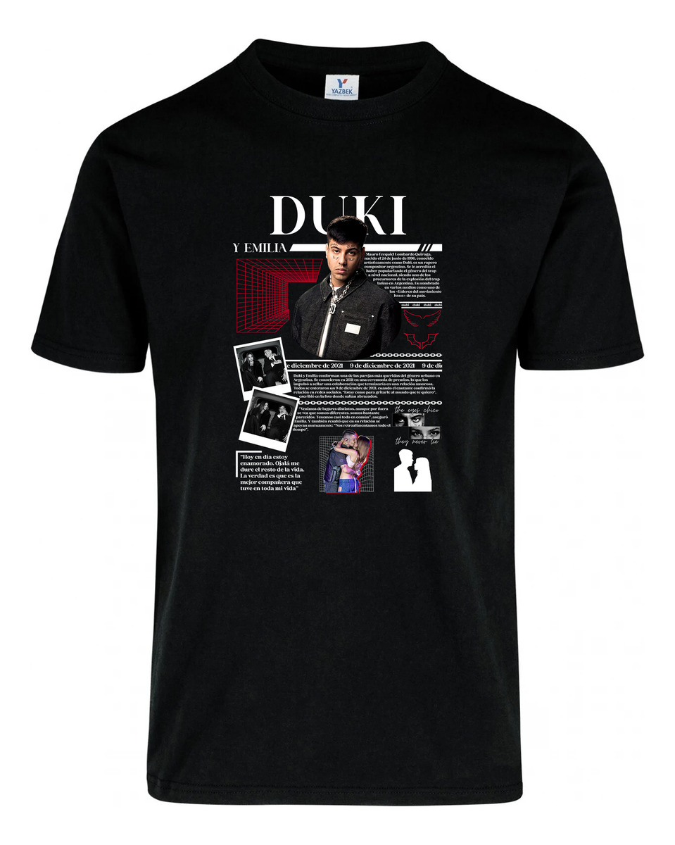 Remera San Valentin, Emilia Y Duki , Novios Precio Por 2 - Imagen 2
