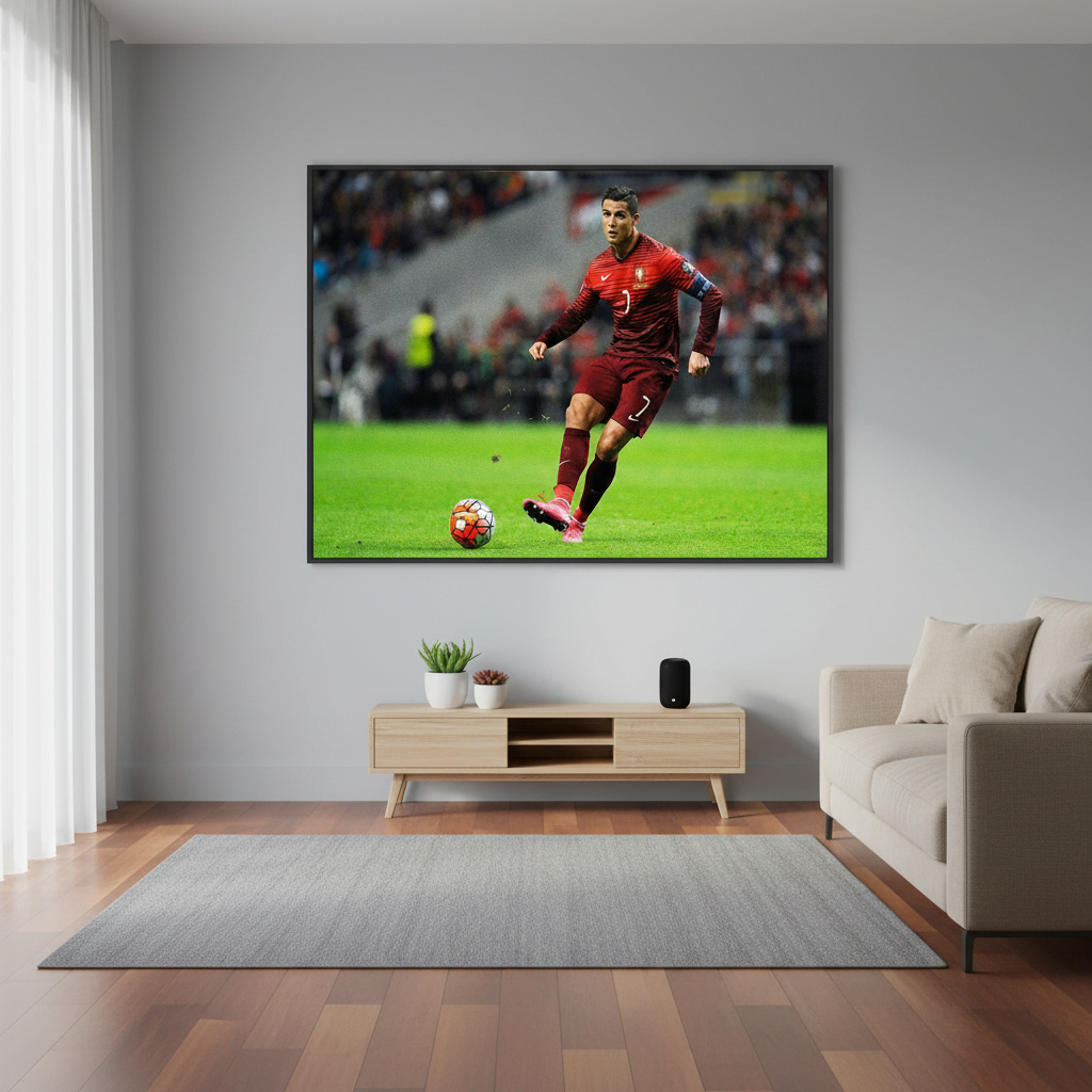 Cuadro Cristiano Ronaldo 354 30x40 Mdf Memoestampados - Imagen 3
