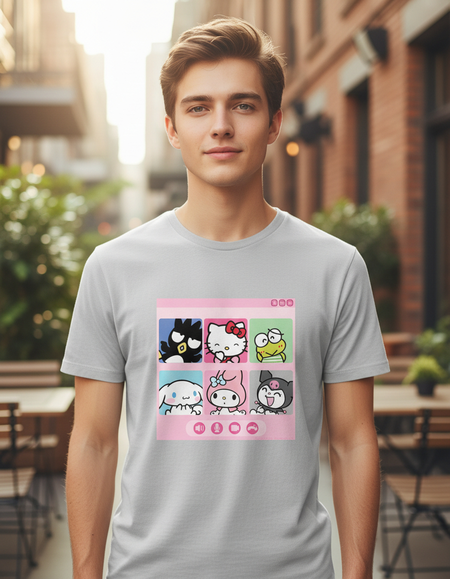 Remera: Hello Kitty Y Sus Amigos Memoestampados - Imagen 22