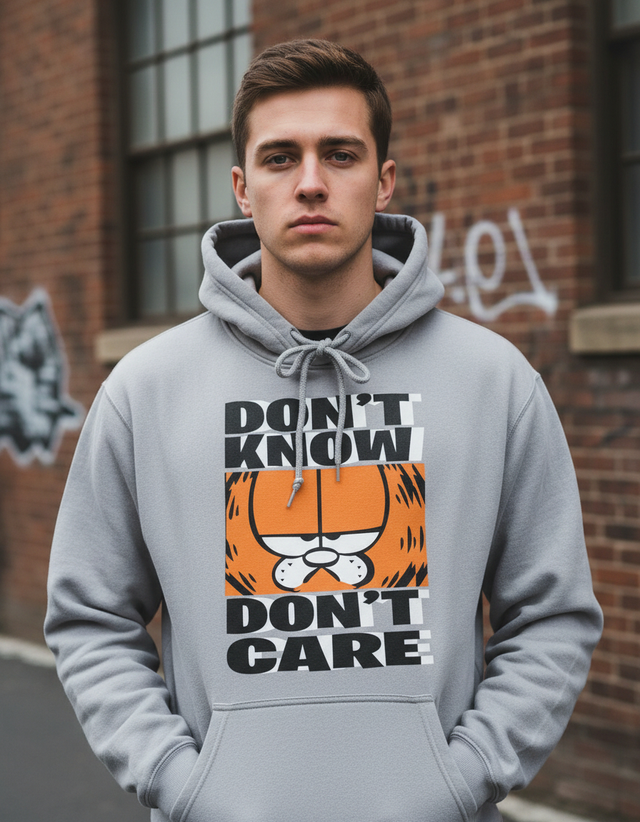Canguro: Garfield Dont Know Dont Care Memoestampados - Imagen 11