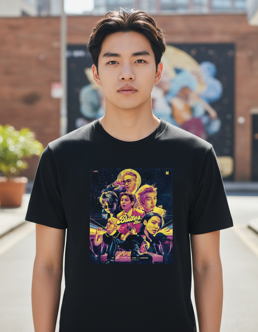 Remera: Bts Butter Memoestampados