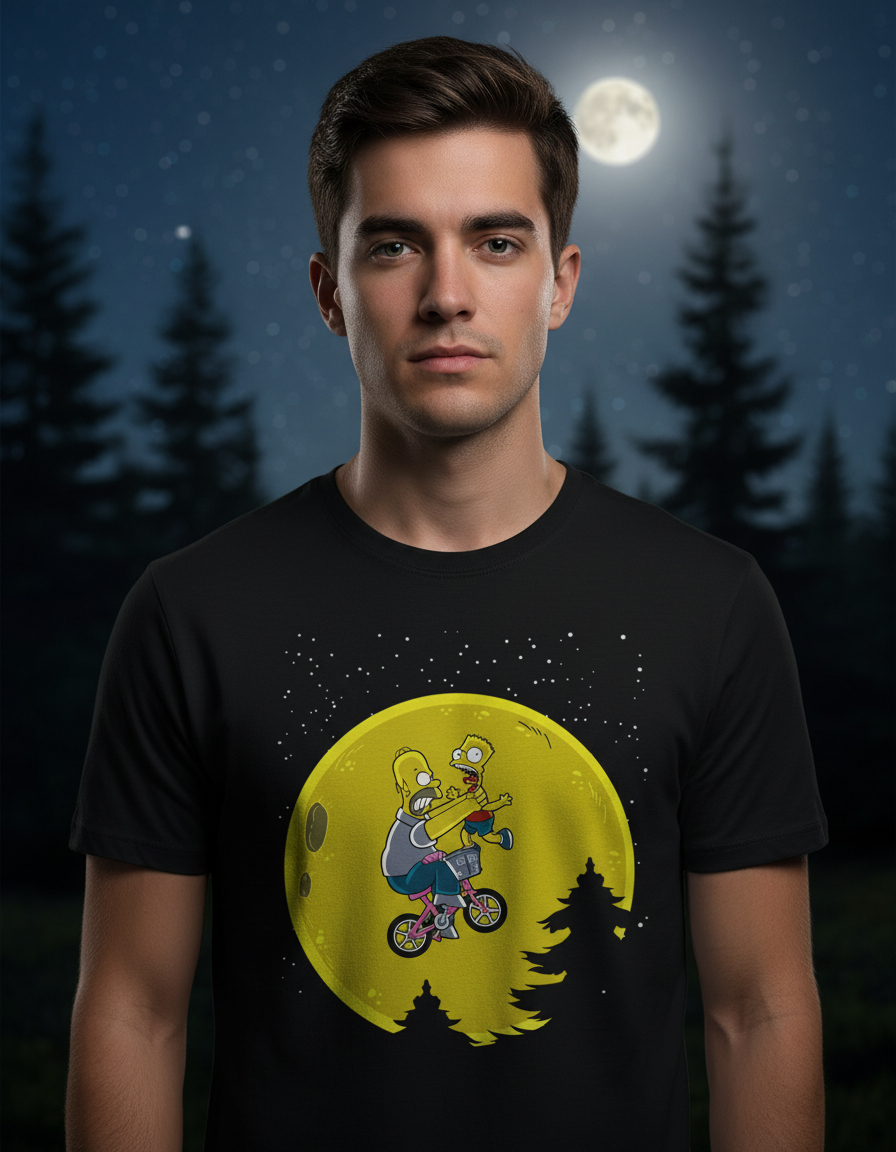 Remera: Bart Et Series Peliculas Memoestampados