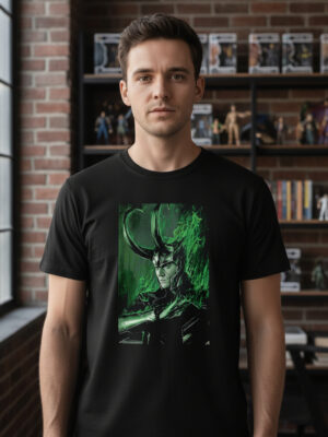 Remera: Loki Verde Memoestampados