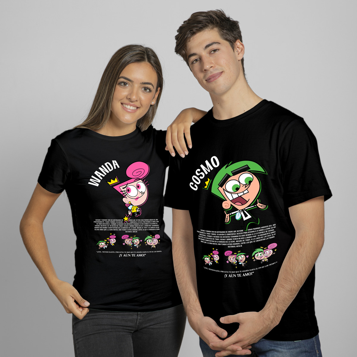 Remera San Valentin, Cosmo Y Wanda , Novios Precio Por 2 - Imagen 4