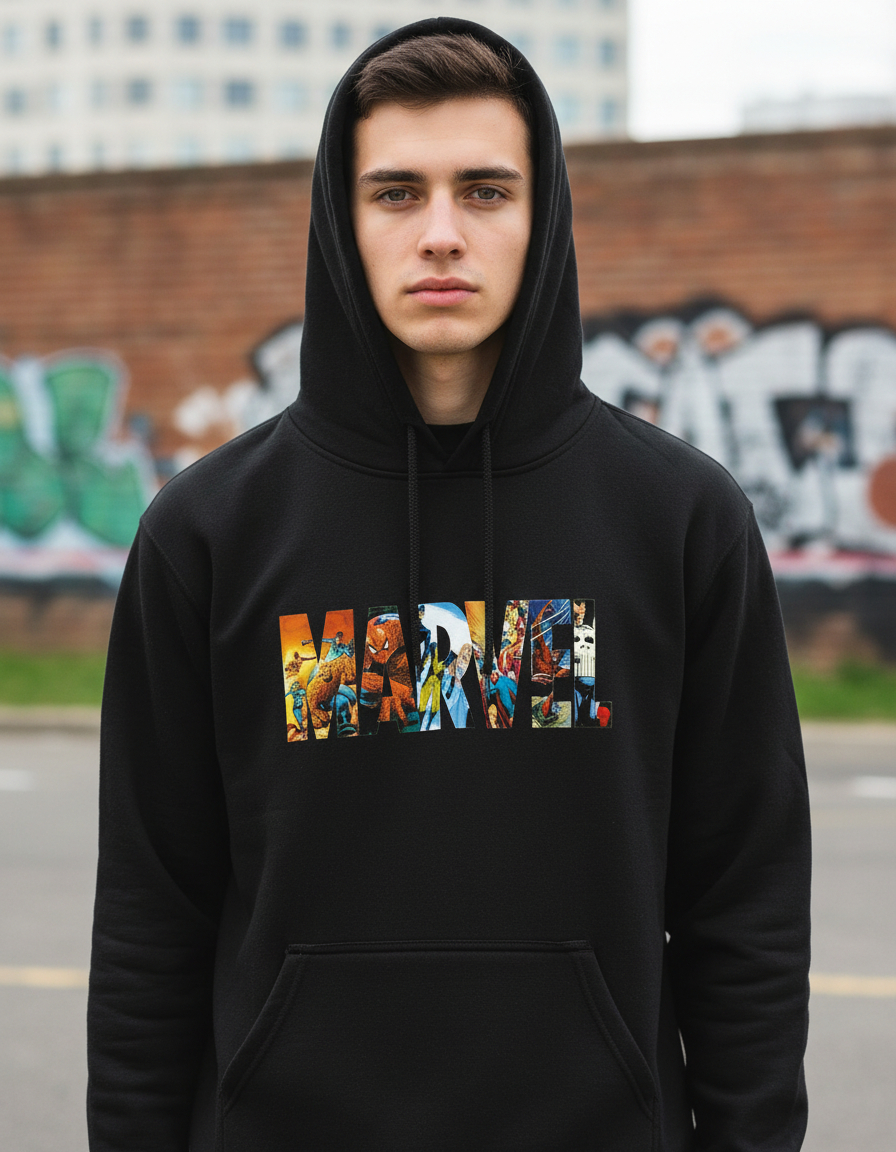 Canguro Marvel Logo Memoestampados