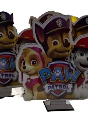 Centro De Mesa Paw Patrol 2 Decoración Memoestampados