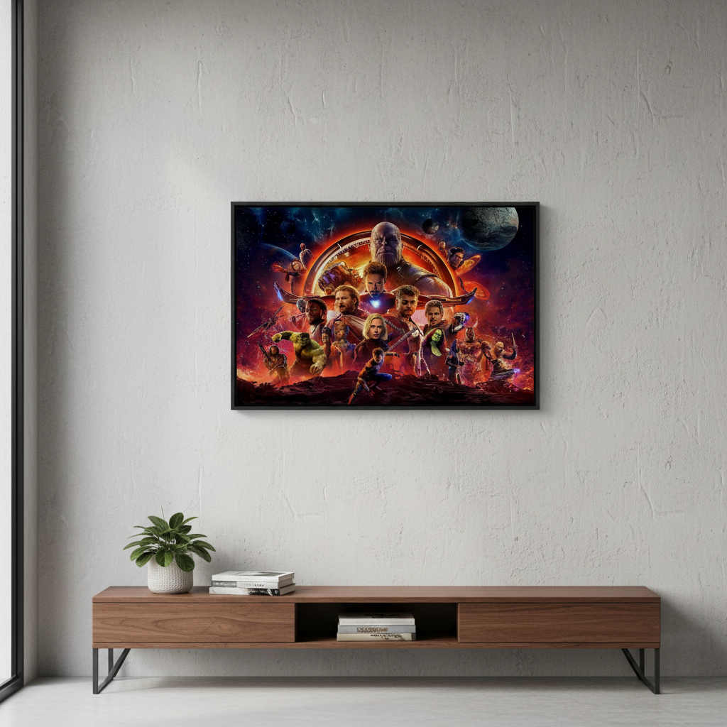 Cuadro 213 Marvel Avengers 40x53 Mdf Memoestampados - Imagen 2