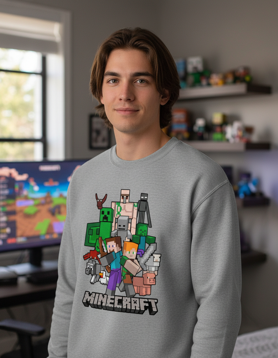 Buzo Minecraft 01 Memoestampados - Imagen 11