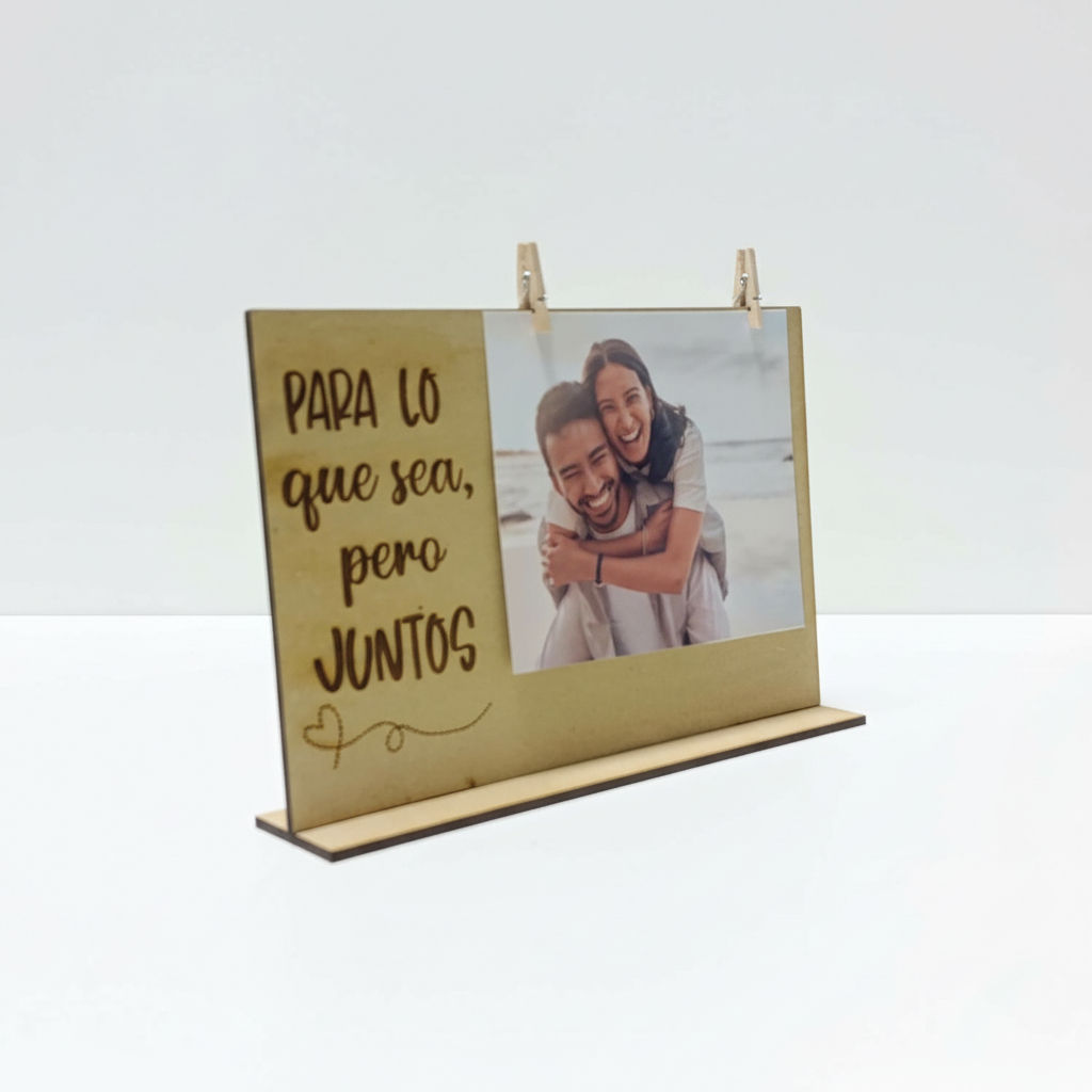 Portarretratos San Valentin Varios Modelos En Mdf - Imagen 2
