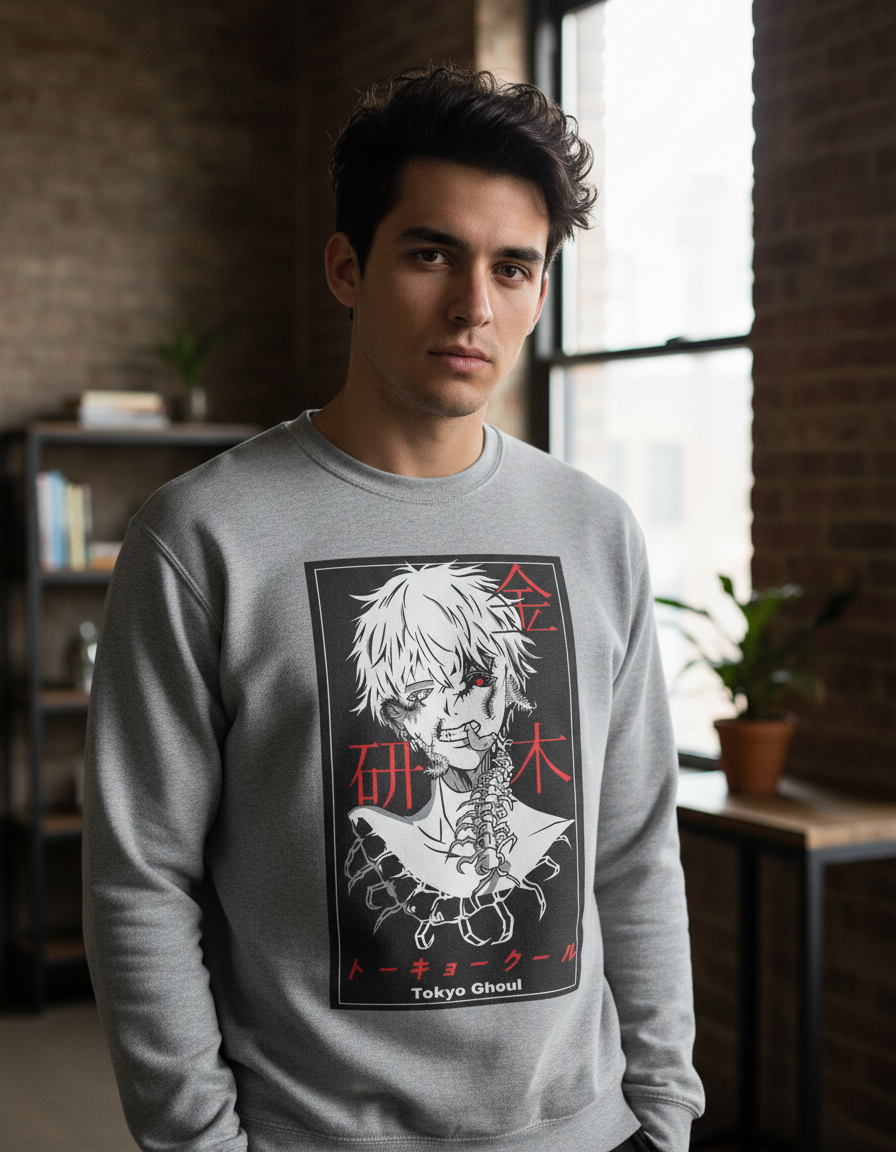 Buzo Tokyo Ghoul Creepy Memoestampados - Imagen 8