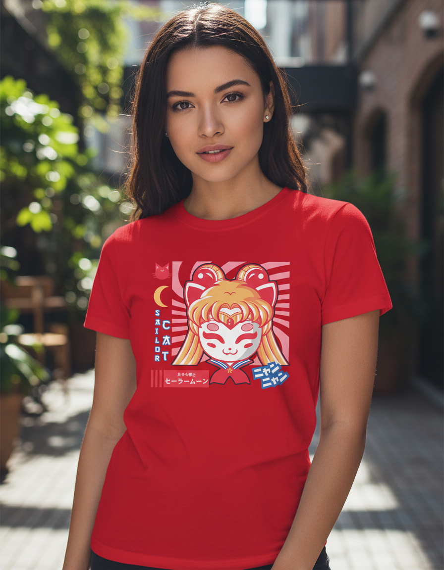 Remera: Sailor Cat Memoestampados - Imagen 9