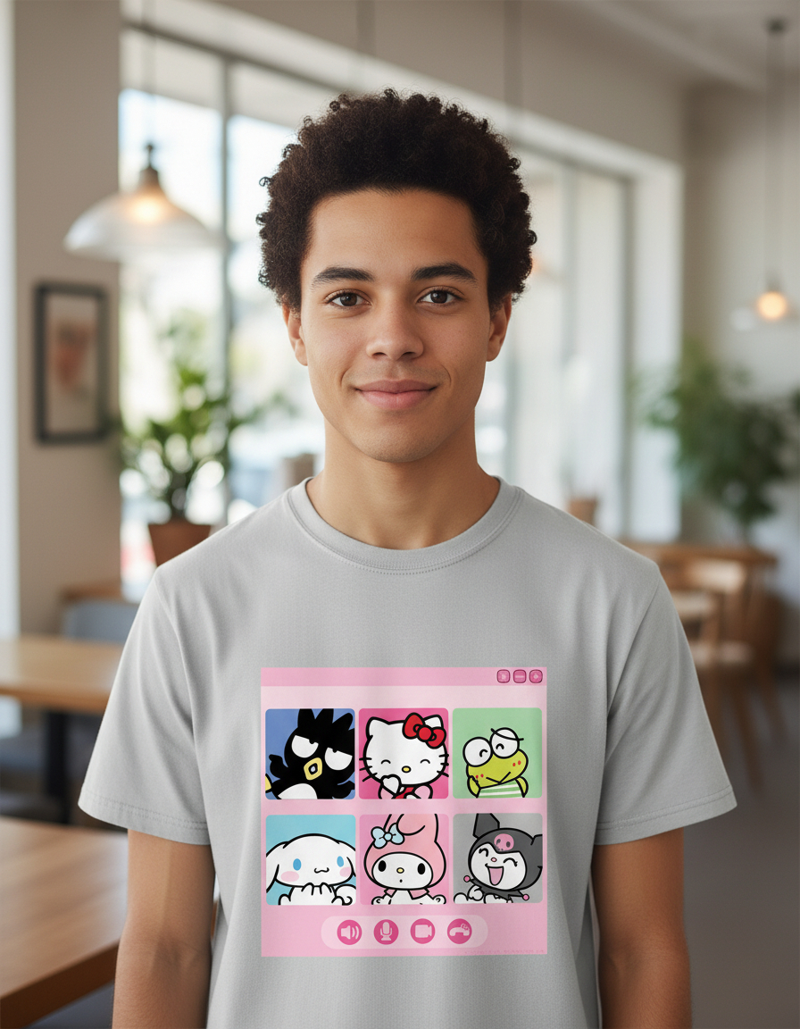 Remera: Hello Kitty Y Sus Amigos Memoestampados - Imagen 20