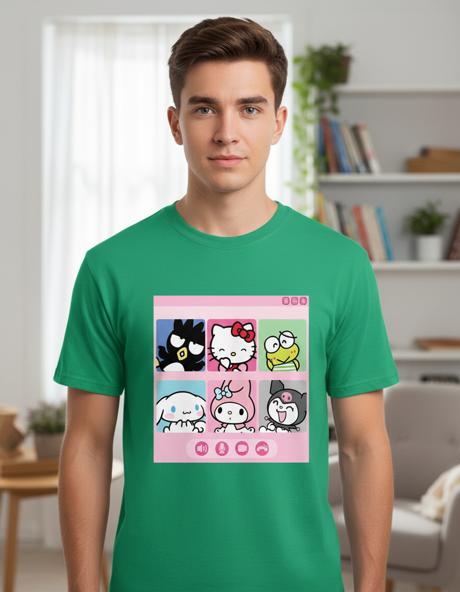 Remera: Hello Kitty Y Sus Amigos Memoestampados - Imagen 12