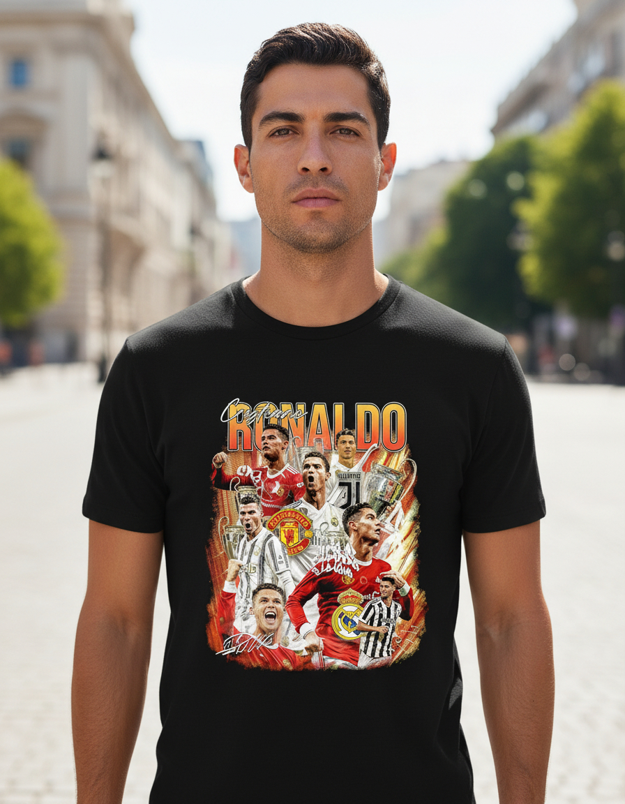 Remera: Cristiano Ronaldo Memoestampados