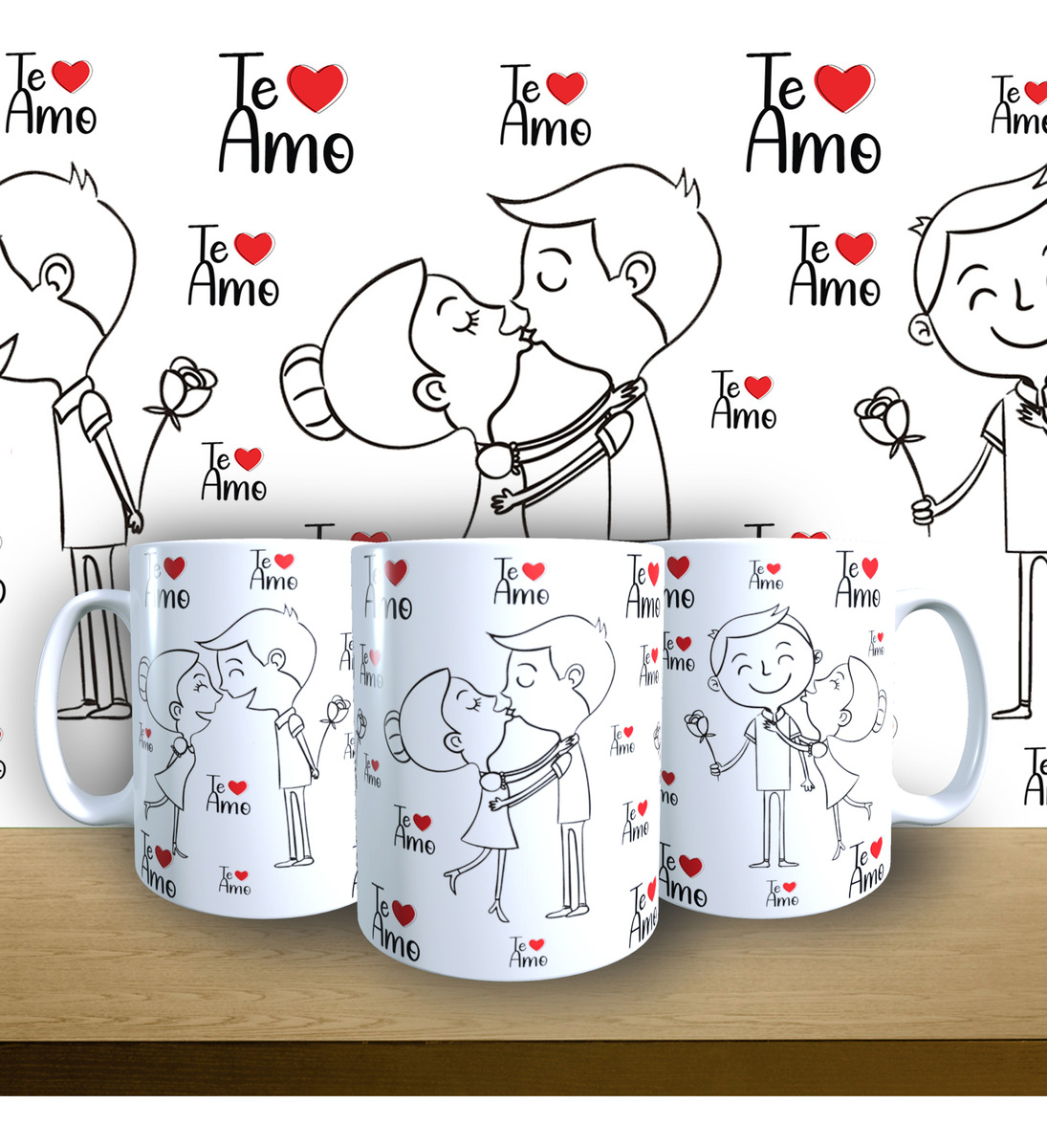 Taza Personalizada Diseño San Valentin 01 - Imagen 5