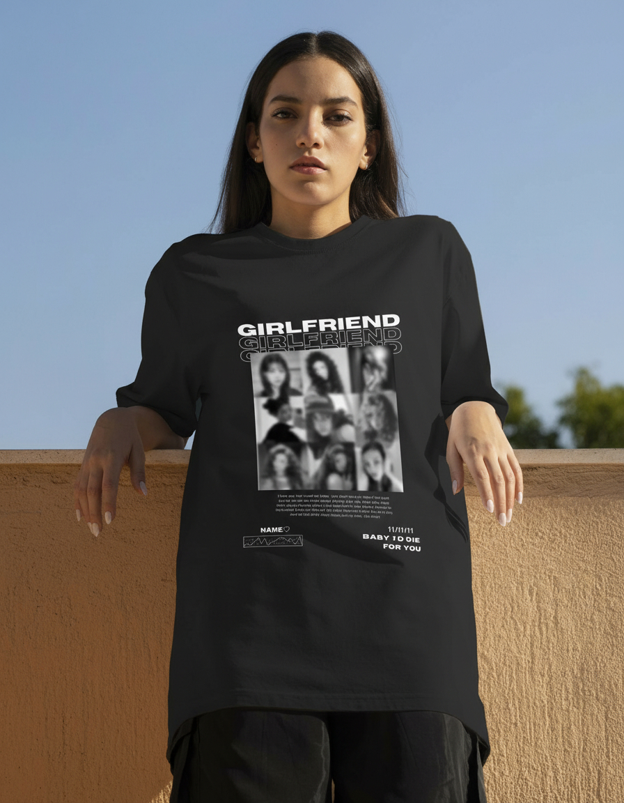Remera Girlfriend Personalizada San Valentin