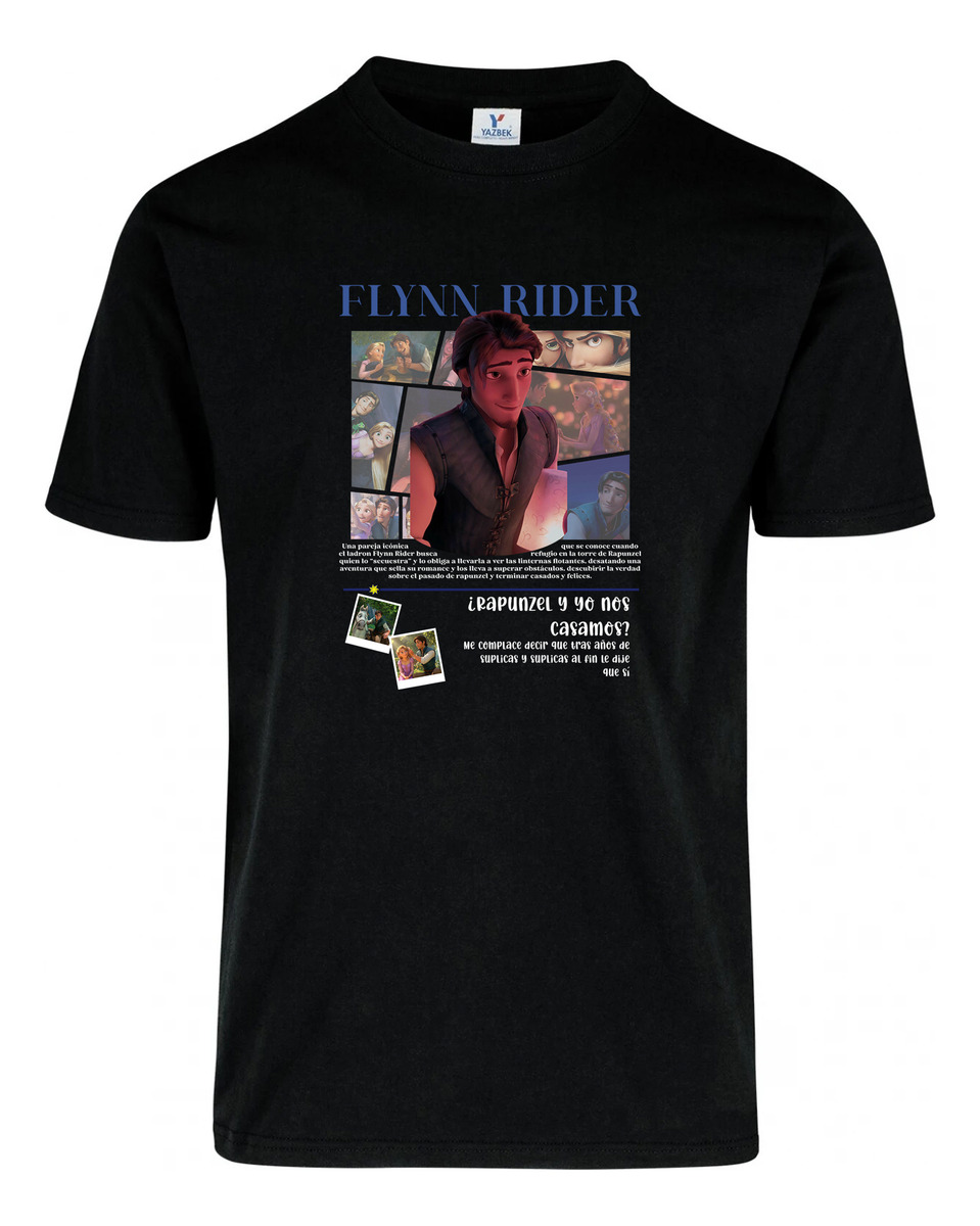 Remera San Valentin, Rapunzel Y Flynn , Novios Precio Por 2 - Imagen 2