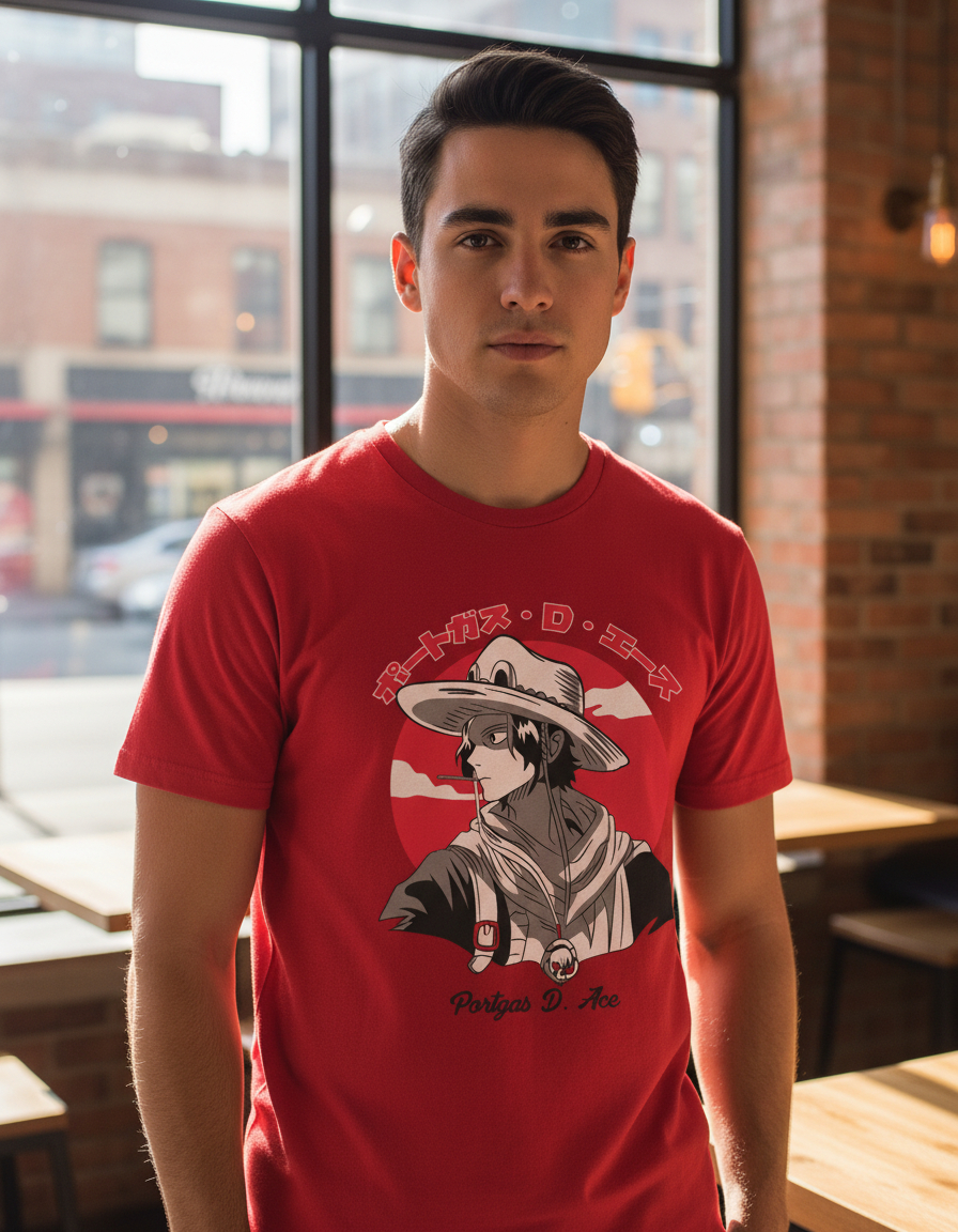 Remera: Portgas D. Ace Memoestampados - Imagen 10