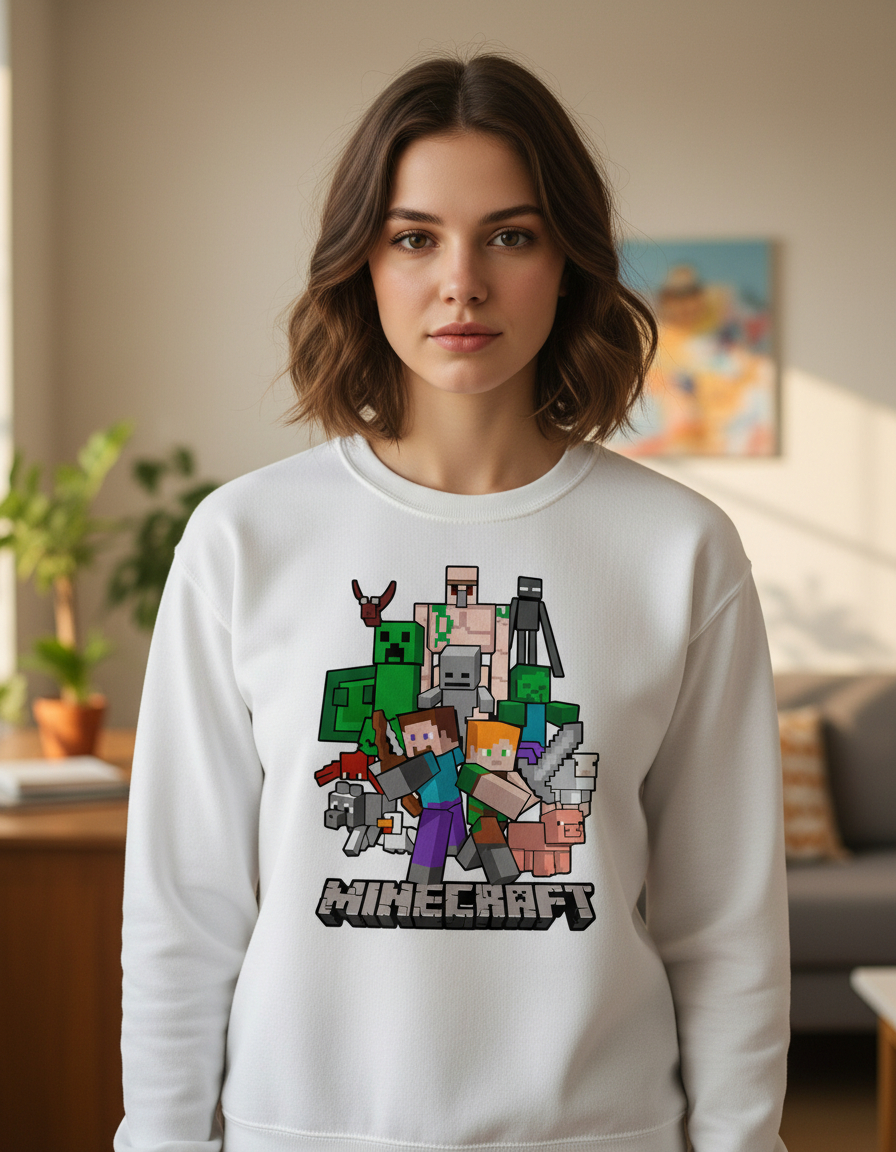 Buzo Minecraft 01 Memoestampados - Imagen 5