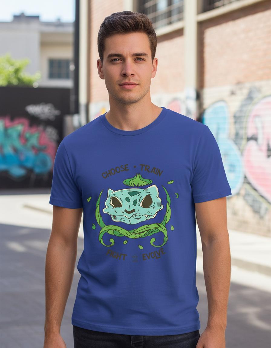 Remera: Bulbasaur Skull Memoestampados - Imagen 6