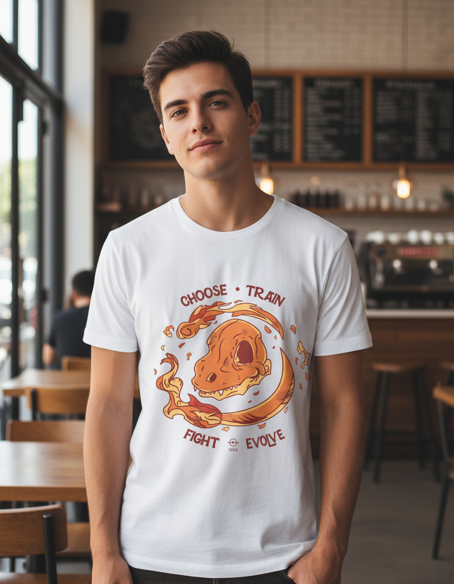 Remera: Charmander Skull Memoestampados - Imagen 27