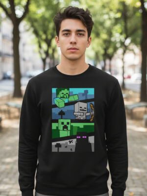 Buzo Minecraft Personajes Memoestampados