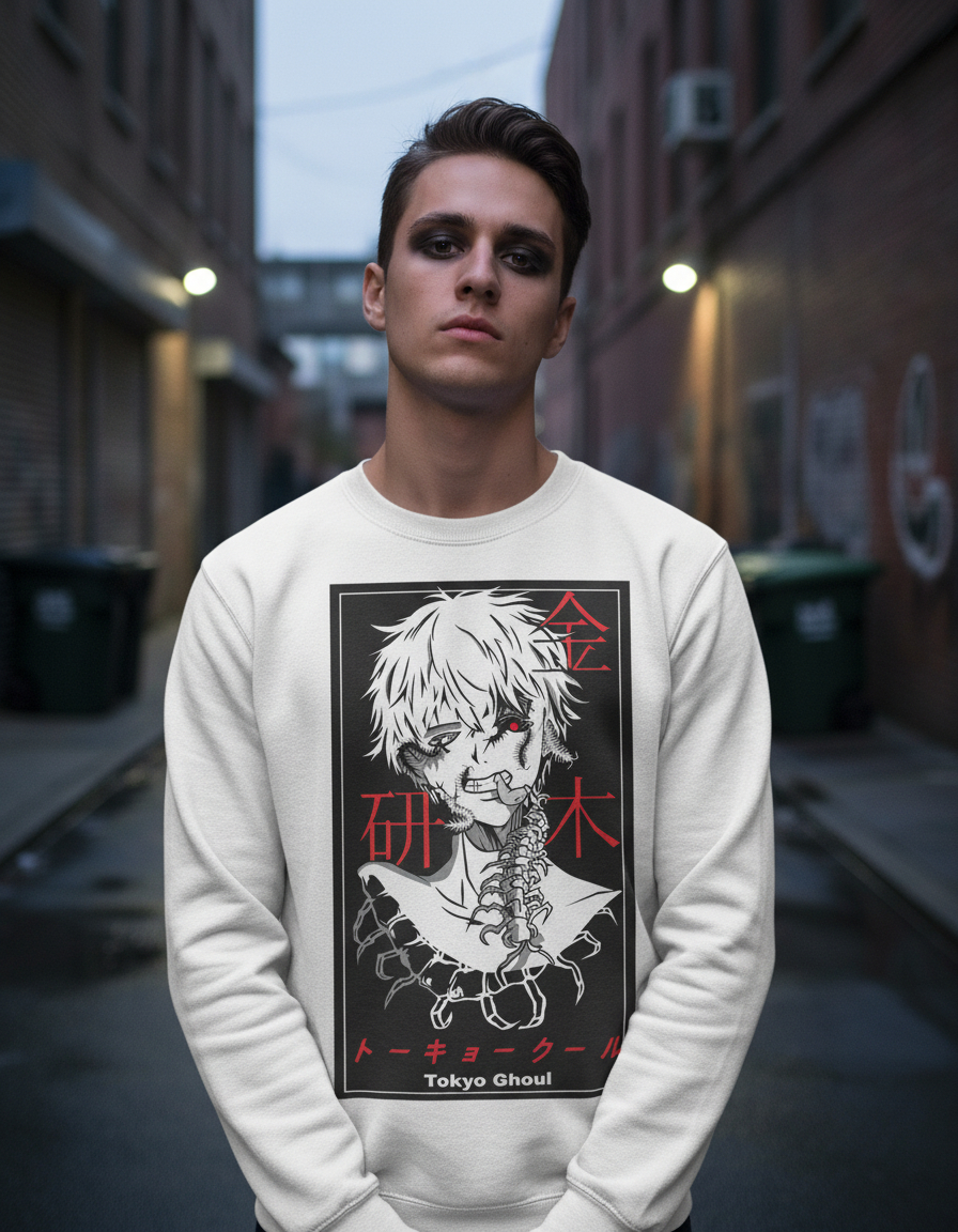 Buzo Tokyo Ghoul Creepy Memoestampados - Imagen 4