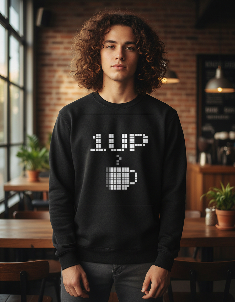 Buzo 1up Coffe Memoestampados