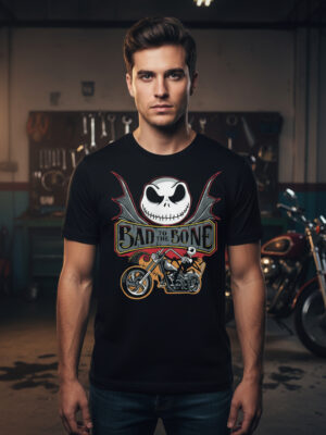 Remera: Bad To Bone Jack Memoestampados