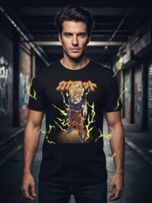 Remera: Goku Furia Memoestampados