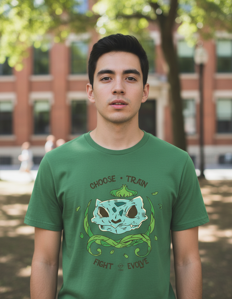 Remera: Bulbasaur Skull Memoestampados - Imagen 15