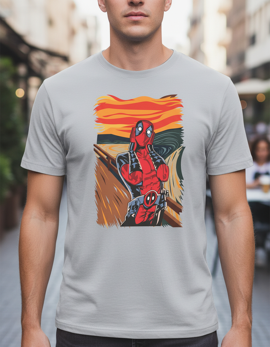 Remera: Deadpool El Grito Memoestampados - Imagen 26