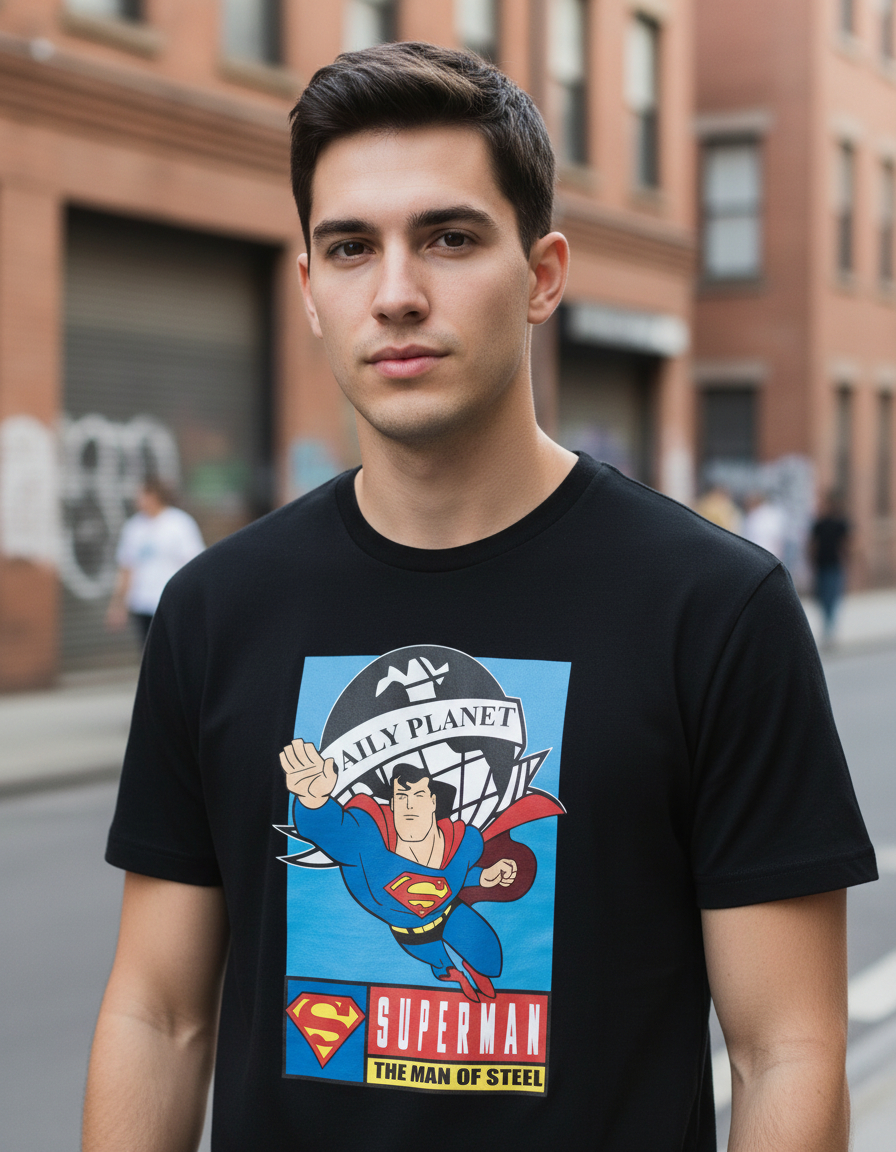 Remera: Superman The Man Of Steel Memoestampados