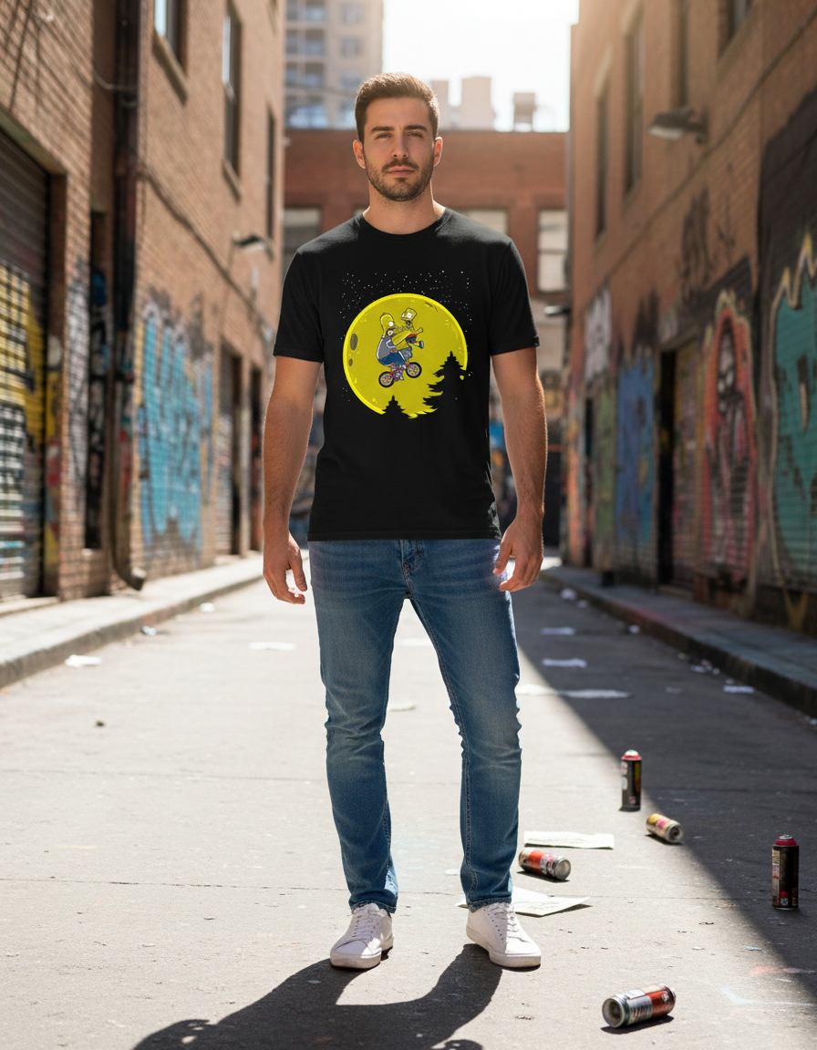 Remera: Bart Et Series Peliculas Memoestampados - Imagen 3