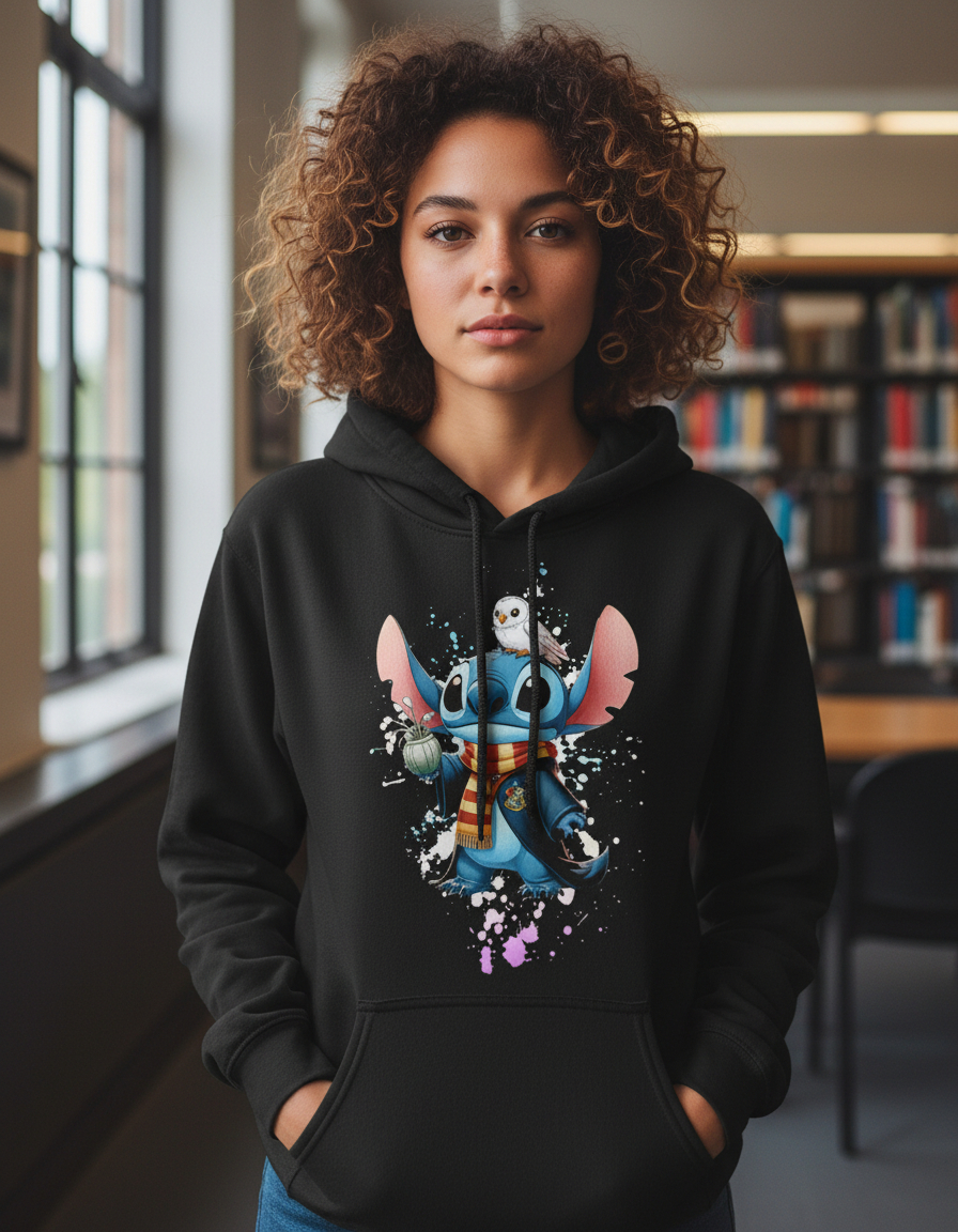 Canguro Stitch Hogwarts Memoestampados - Imagen 3