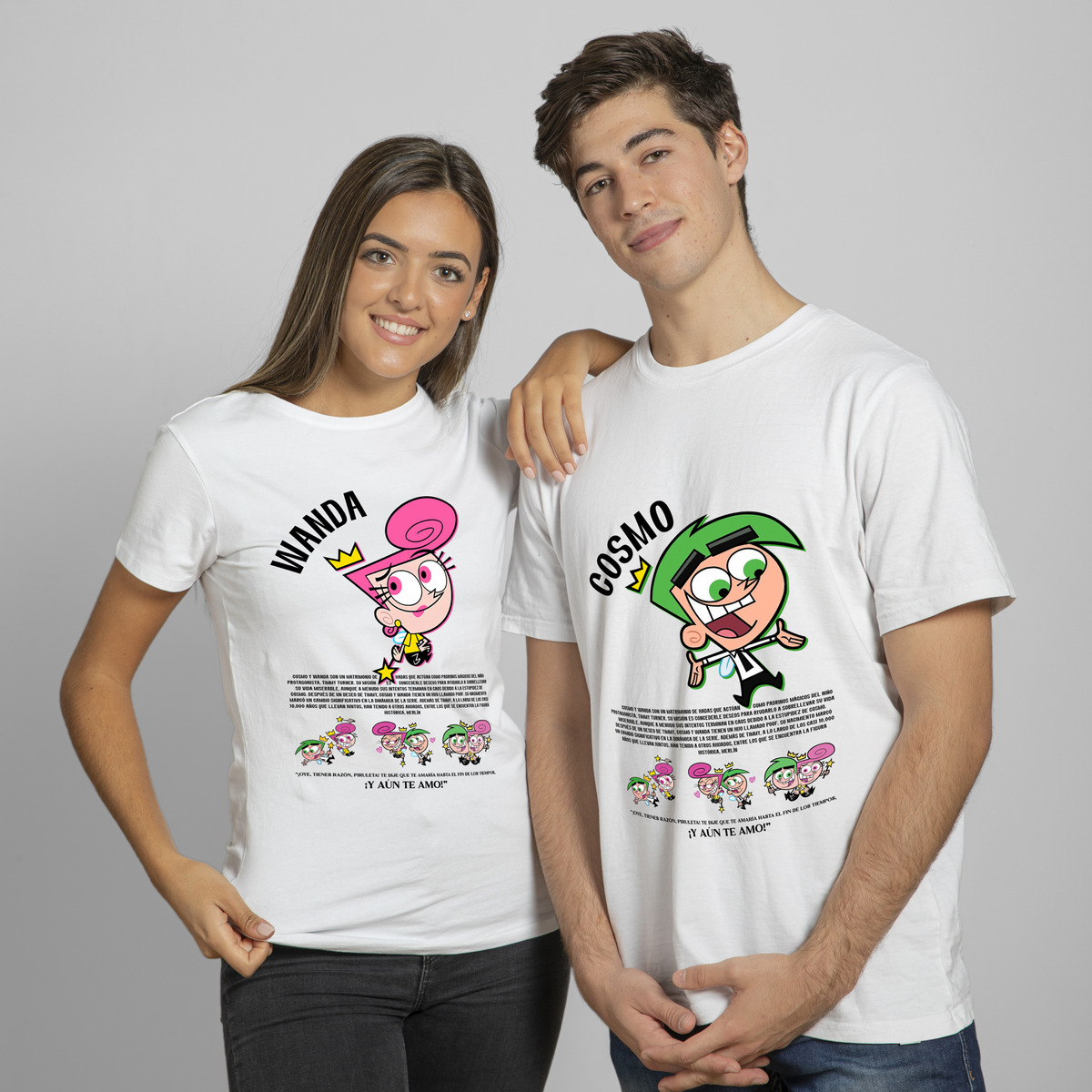 Remera San Valentin, Cosmo Y Wanda , Novios Precio Por 2 - Imagen 9