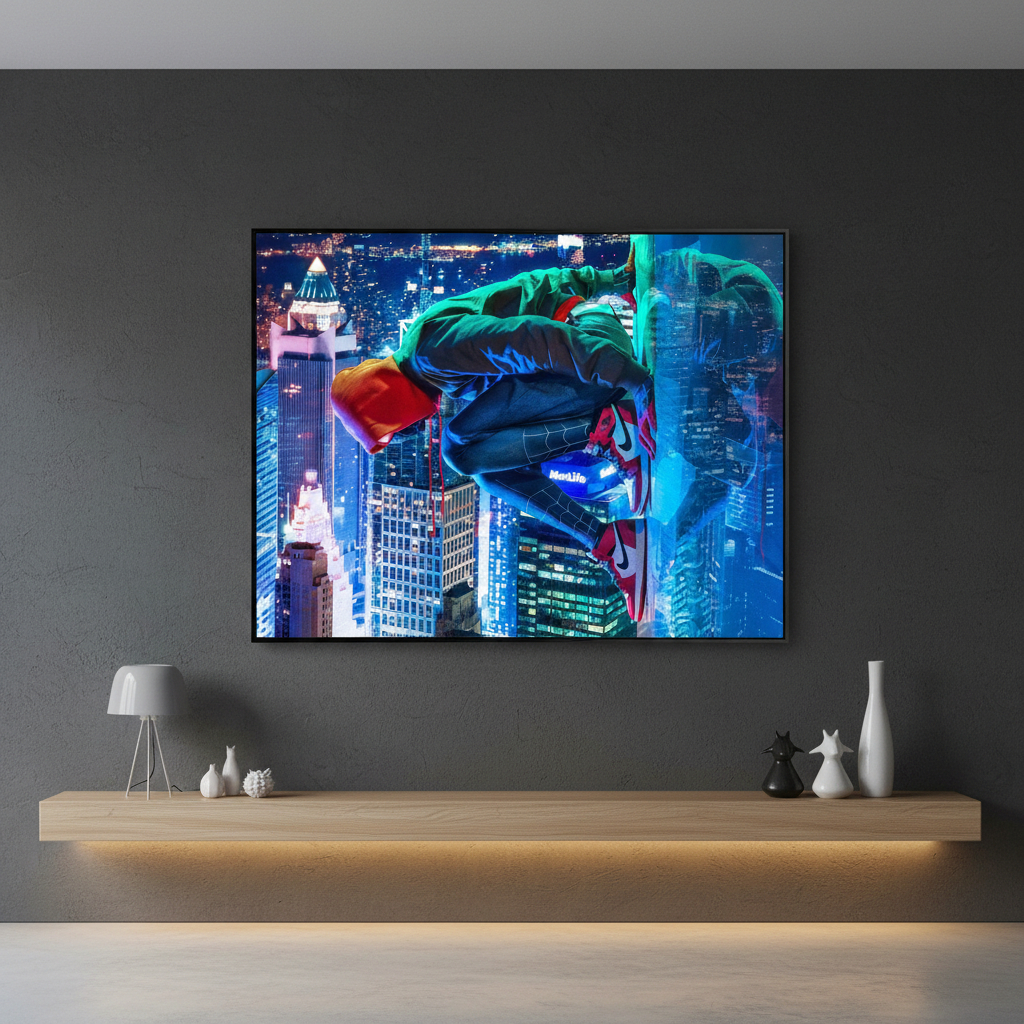 Cuadro 220 Marvel Spider-man 40x53 Mdf Memoestampados