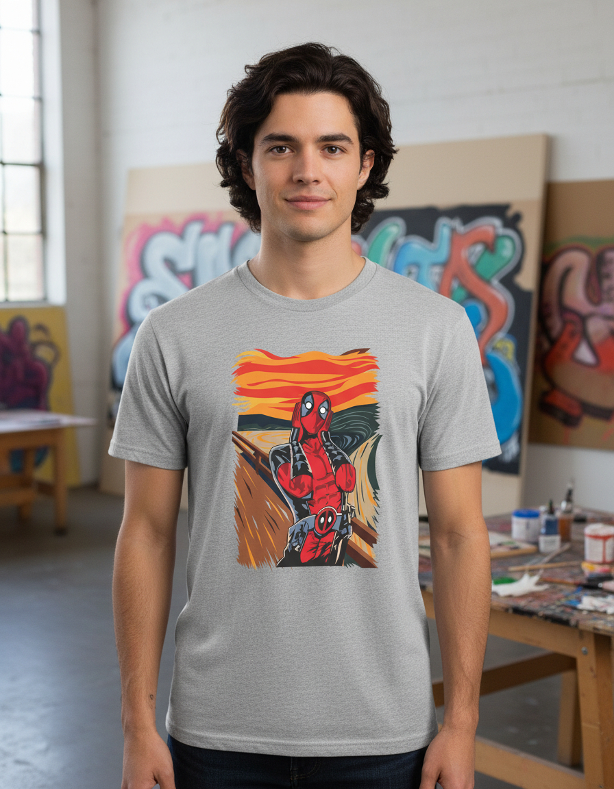Remera: Deadpool El Grito Memoestampados - Imagen 23
