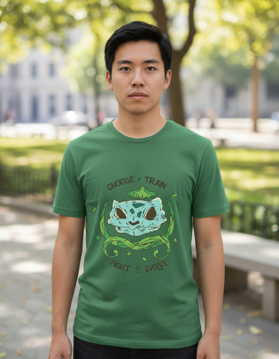 Remera: Bulbasaur Skull Memoestampados - Imagen 14