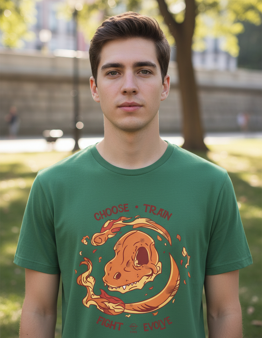 Remera: Charmander Skull Memoestampados - Imagen 15