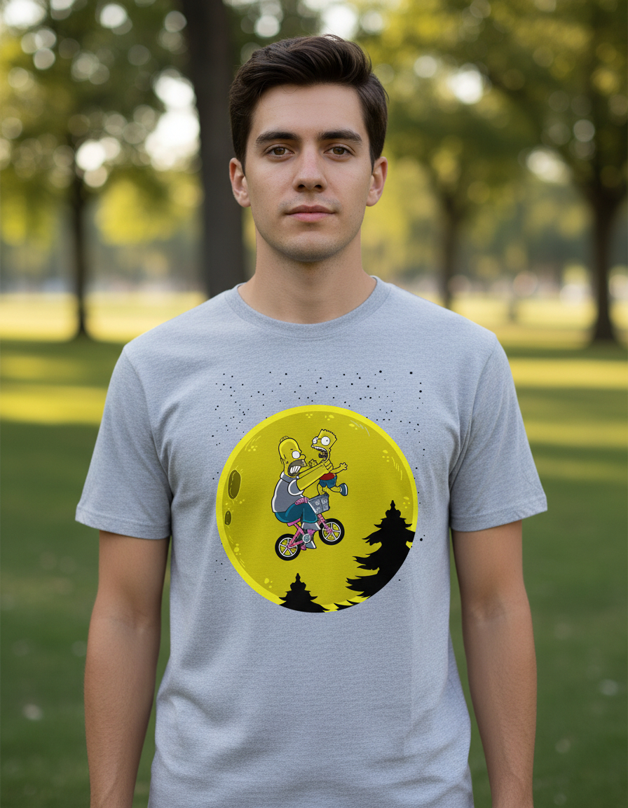 Remera: Bart Et Series Peliculas Memoestampados - Imagen 5