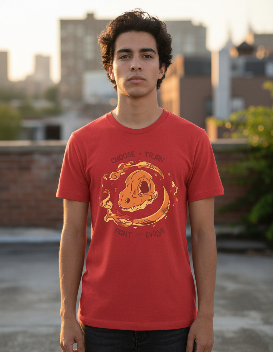 Remera: Charmander Skull Memoestampados - Imagen 13