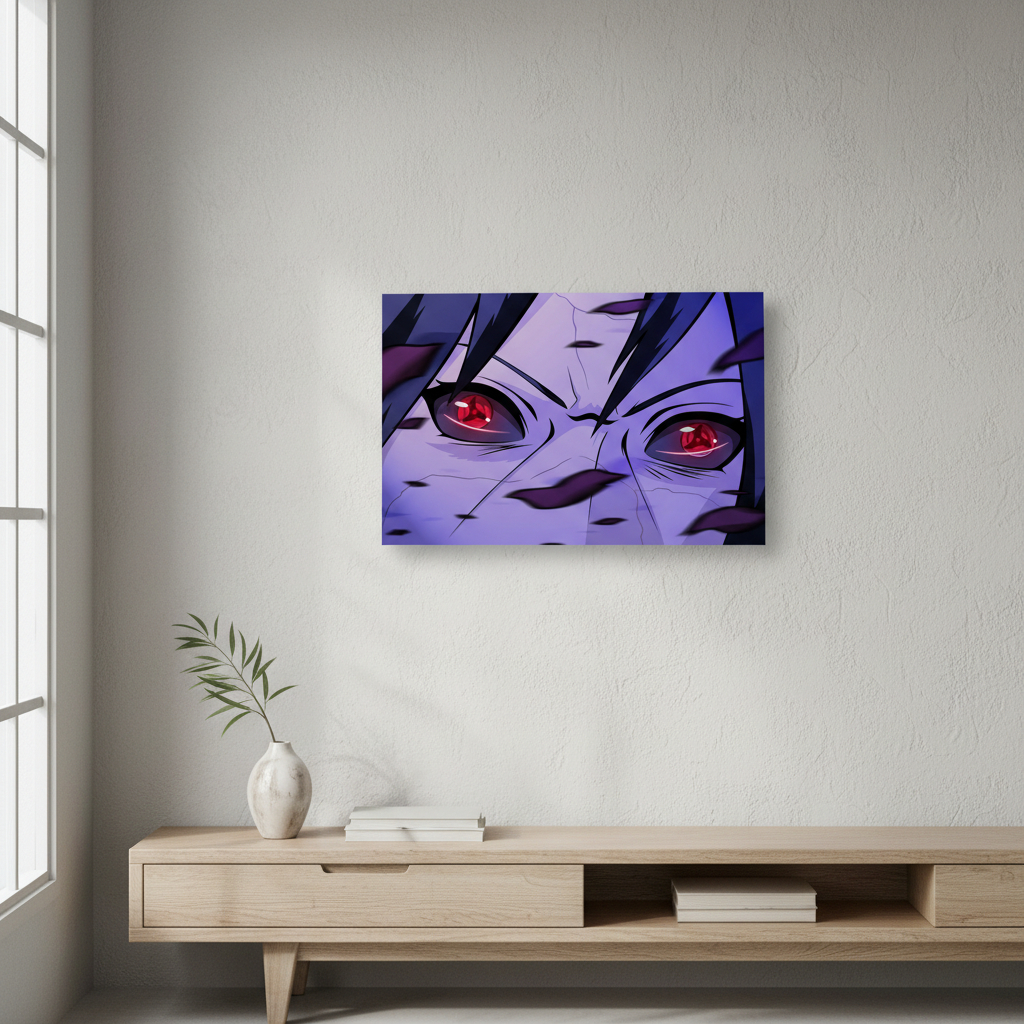 Cuadro Naruto Uchiha 59 30x40 Mdf Memoestampados - Imagen 2