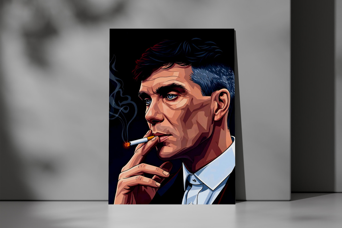 Cuadro Tommy Peaky Blinders 604 50x70 Mdf Memoestampados