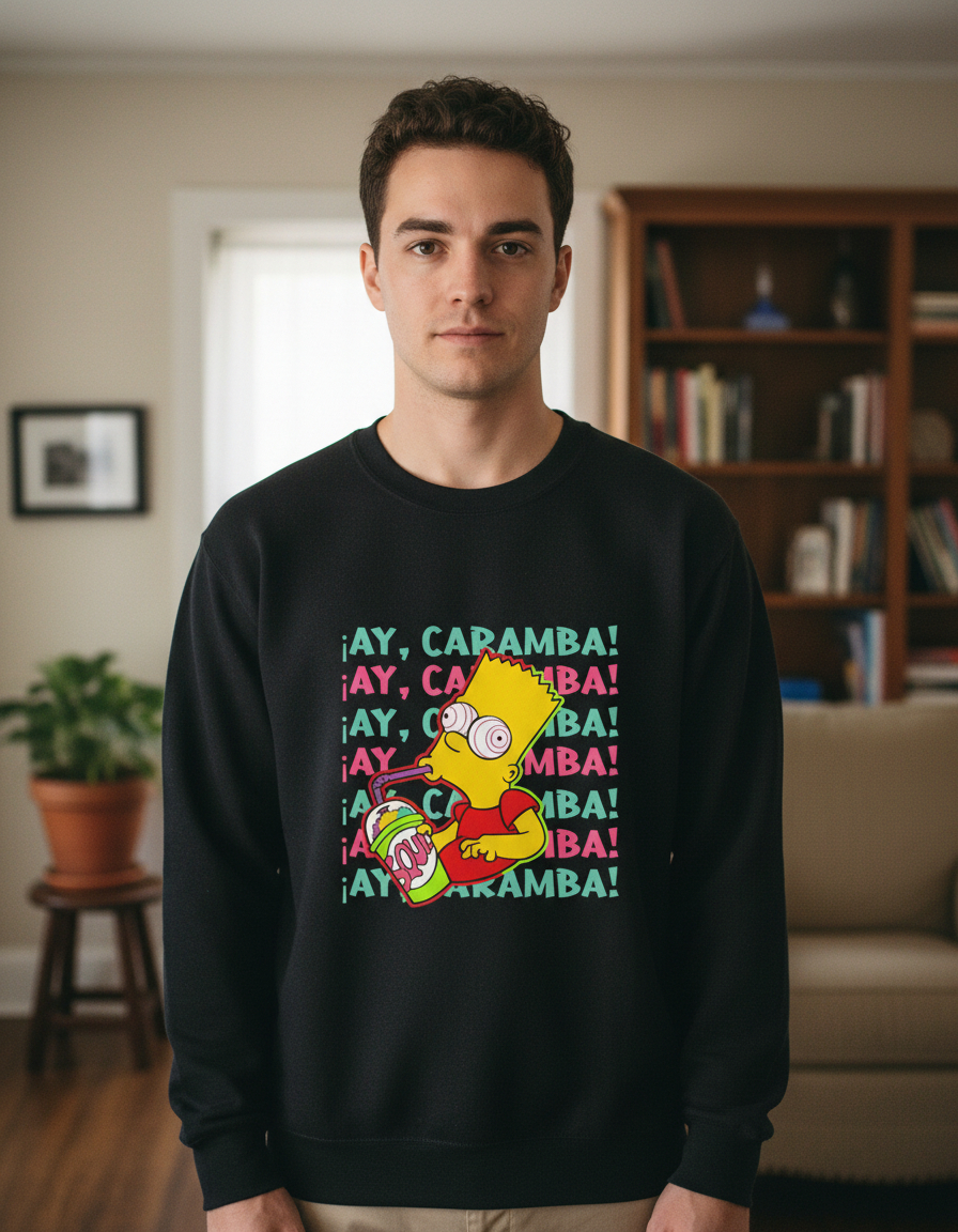 Buzo Bart Ay Caramba Memoestampados
