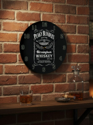 Reloj Mdf 3mm 40 Cm Diametro Peaky Blinder 52 Personalizados