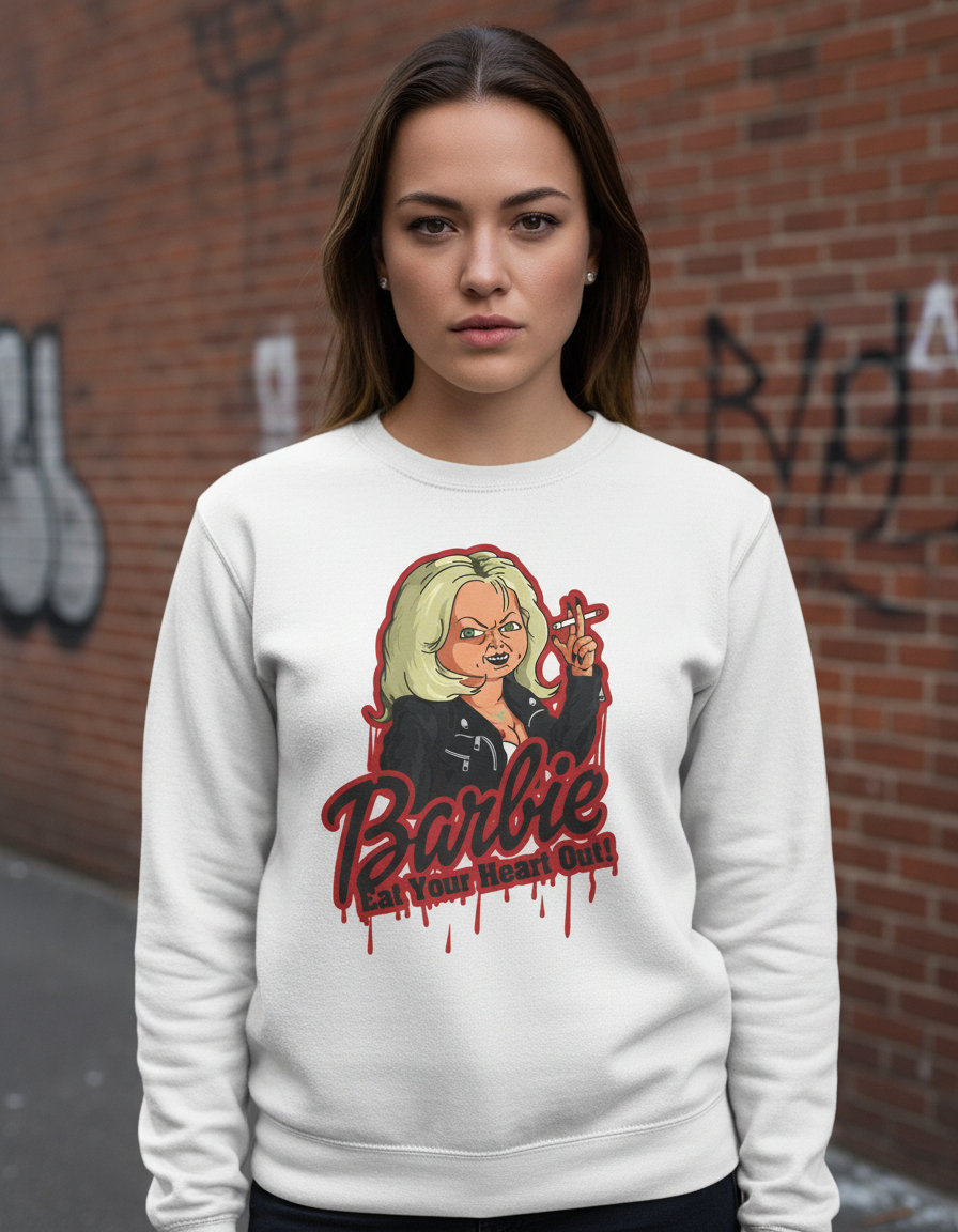 Buzo Barbie, Eat Your Heart Out Memoestampados