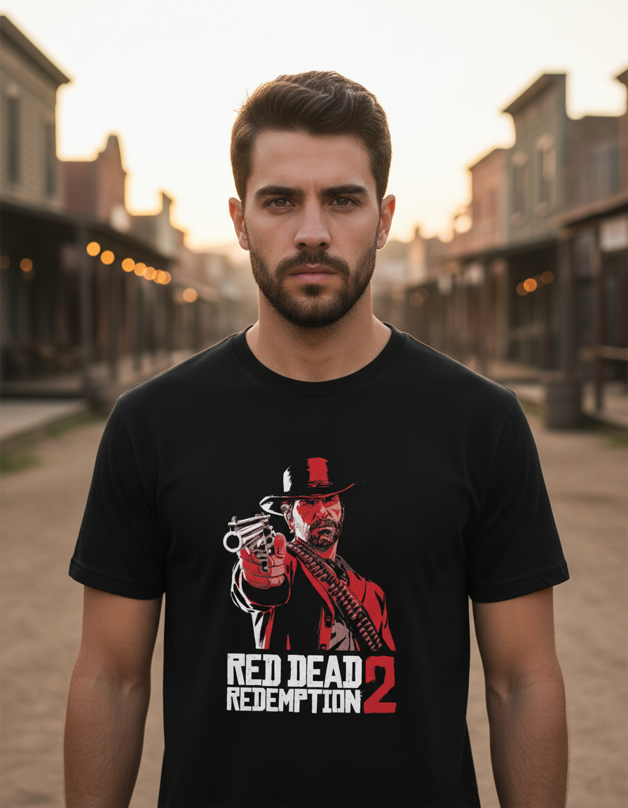 Remera Red Dead Redeption Videojuegos Memoestampados