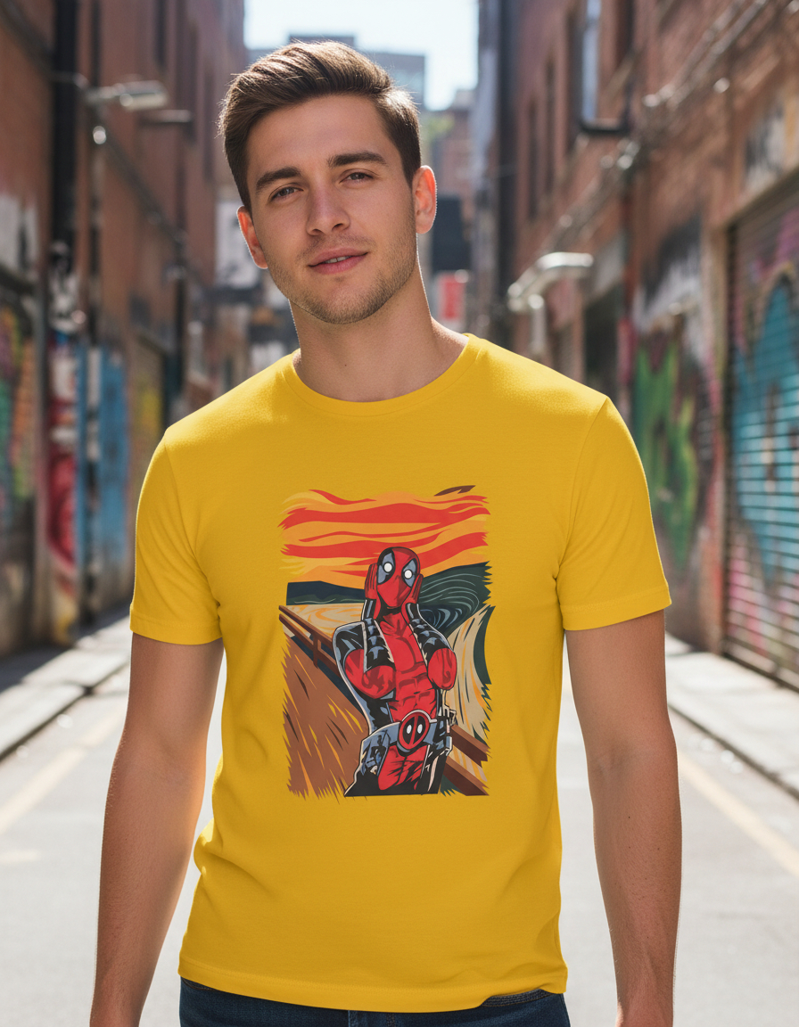 Remera: Deadpool El Grito Memoestampados - Imagen 19