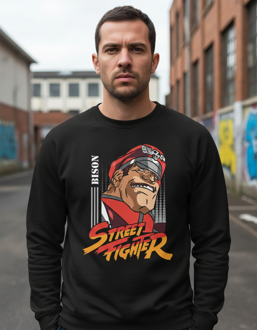 Buzo Bison Street Figther Memoestampados - Imagen 4